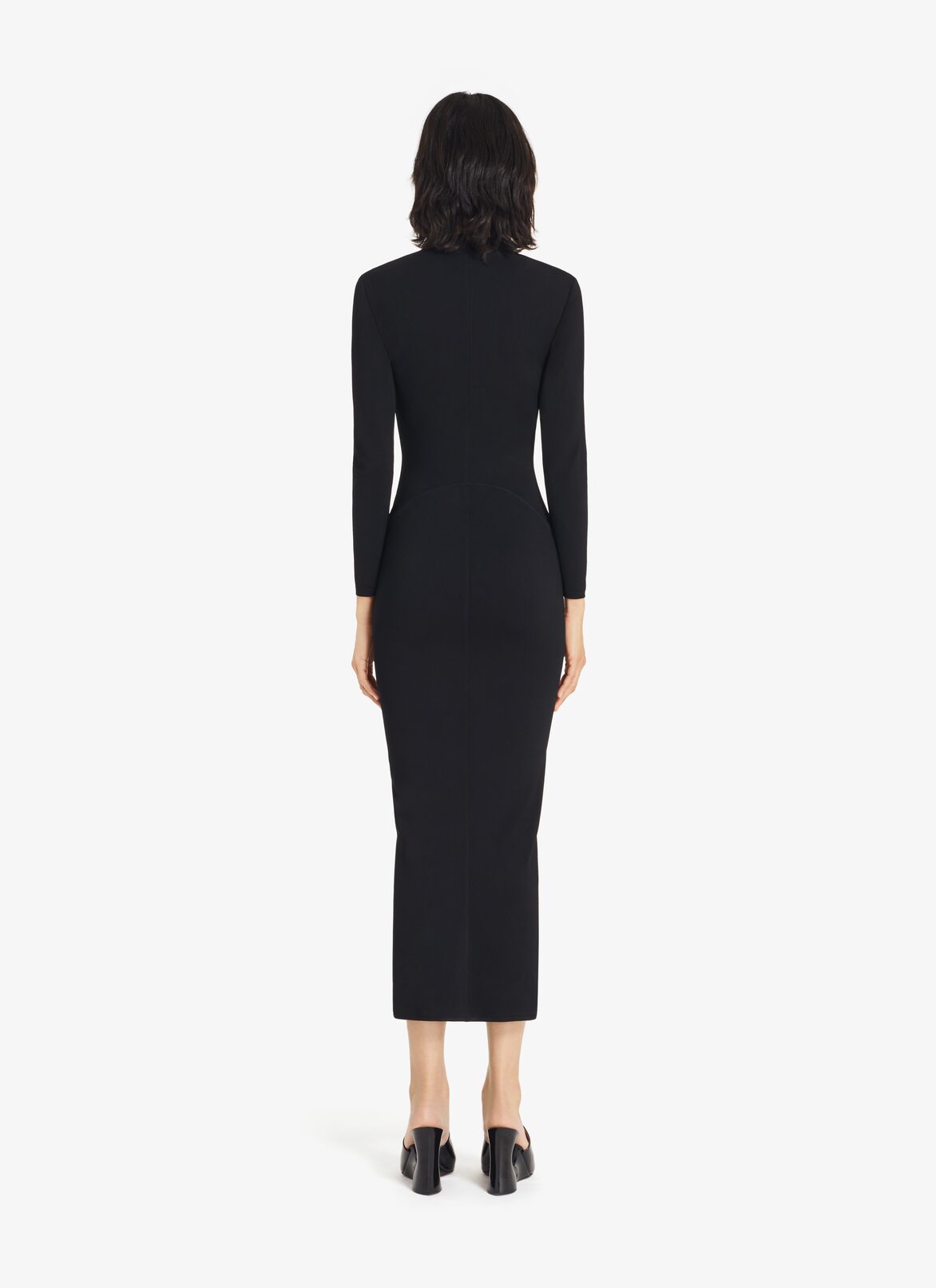 Black Fitted tube Dress ALAÏA BLACK BLACK FITTED TUBE DRESS